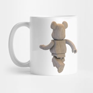 Wood Bearbrick T-shirt Mug